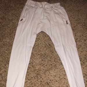 American Stitch Joggers - White - Medium